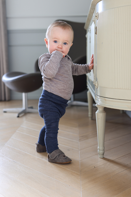 Mikk-Line Inneskor Ull, Melange Denver