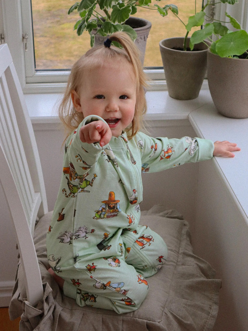 Geggamoja Pyjamas Pettson & Findus, Grön