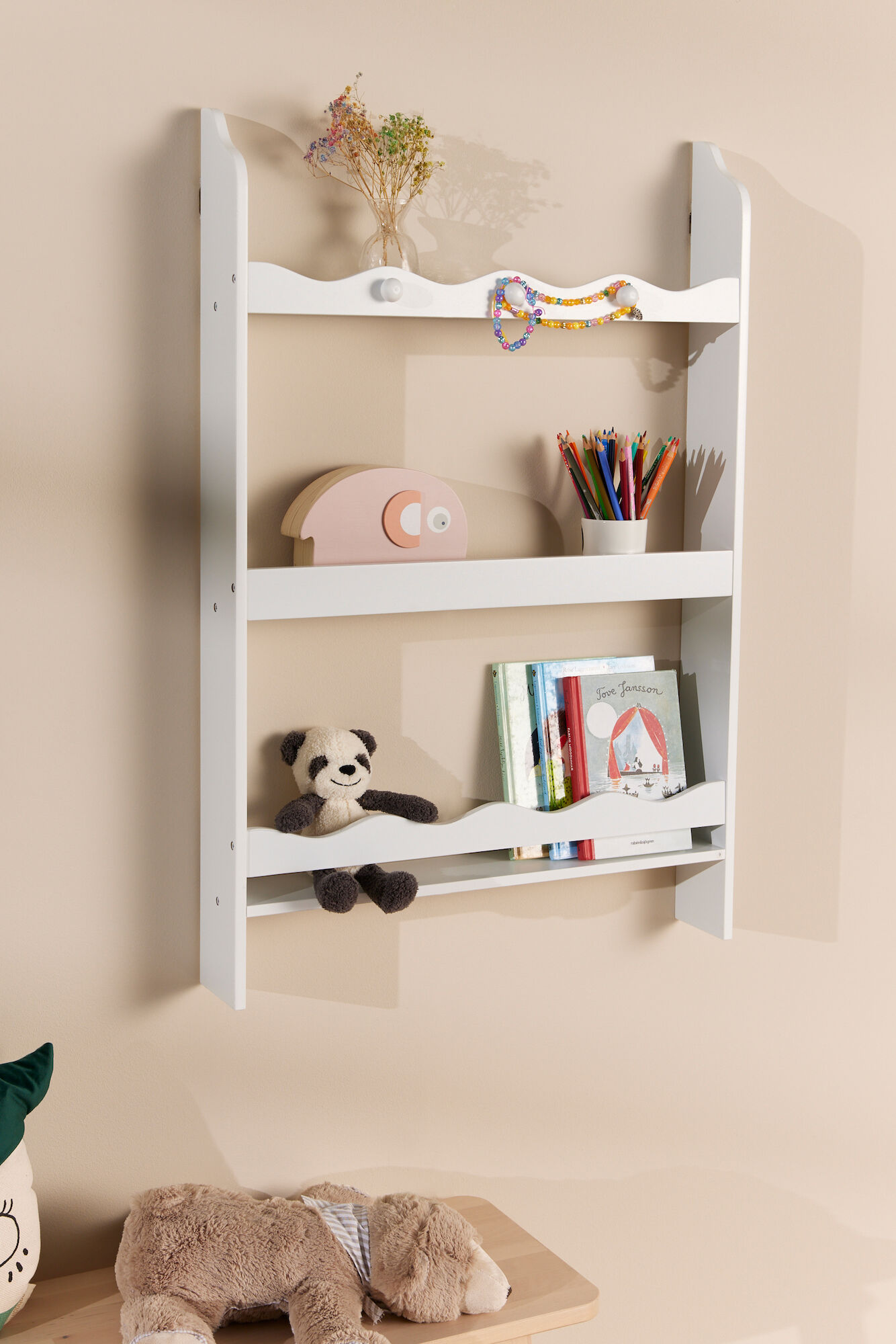 Alice & Fox Alice &  Fox Väggbokhylla Vit