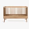 Quax FLOW Convertible Spjälsäng 70x140, Honey Ash