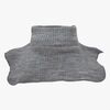 Lindberg Rib Baby Halskrage Merinoull, Grey Melange