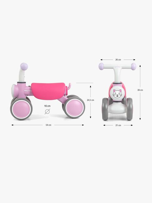 Milly Mally York Springcykel, Rosa