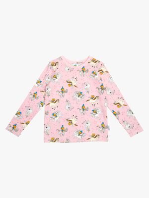 Bamse Verdens Stærkeste Bjørn By Martinex Ponny Trøje, Pink