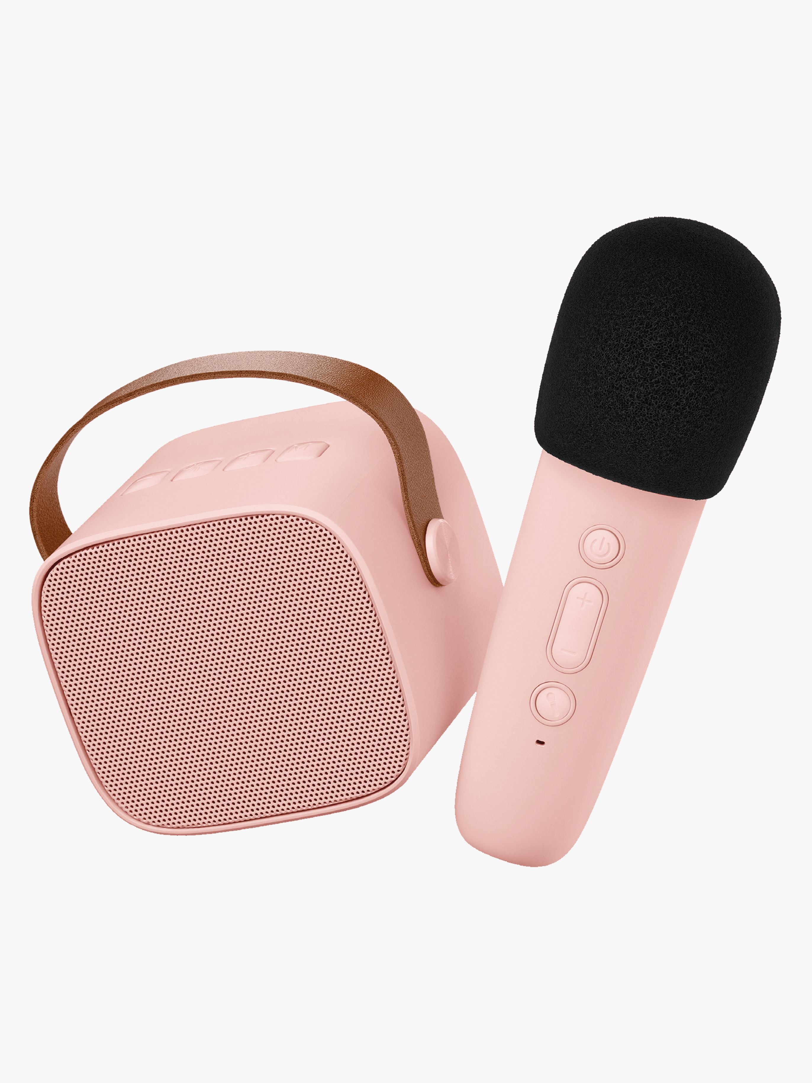 Lalarma Bluetooth-högtalare med Trådlös Mikrofon, Rose