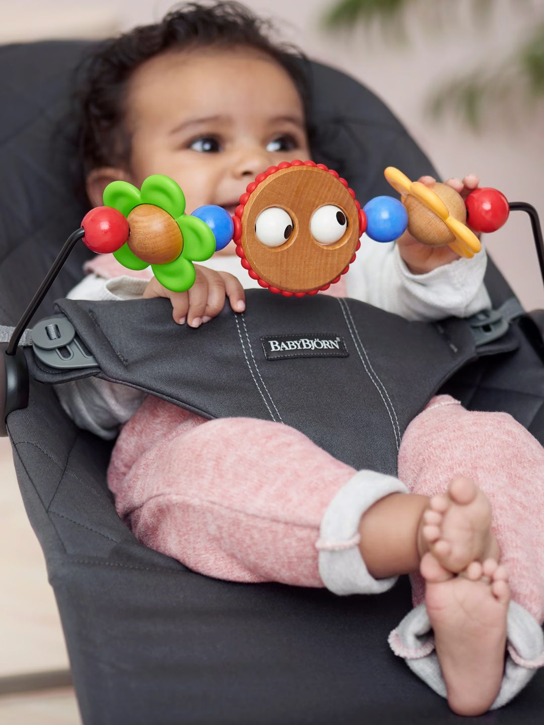 BabyBjörn Busiga Ögon Leksak till Babysitter, Multi