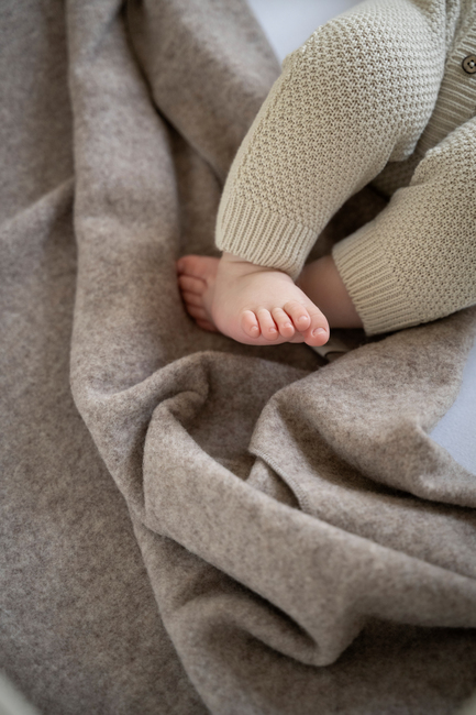 Baby's Only Cot Filt Merinoull TOG 1, Brushed Sand