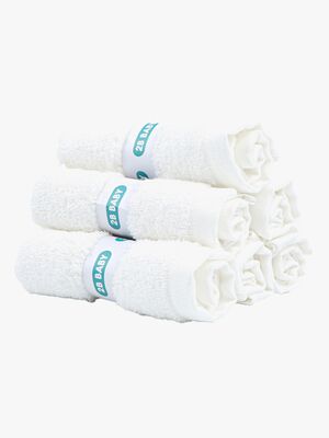 2B Baby Waschlappen Bambus 6er-Pack, Weiß