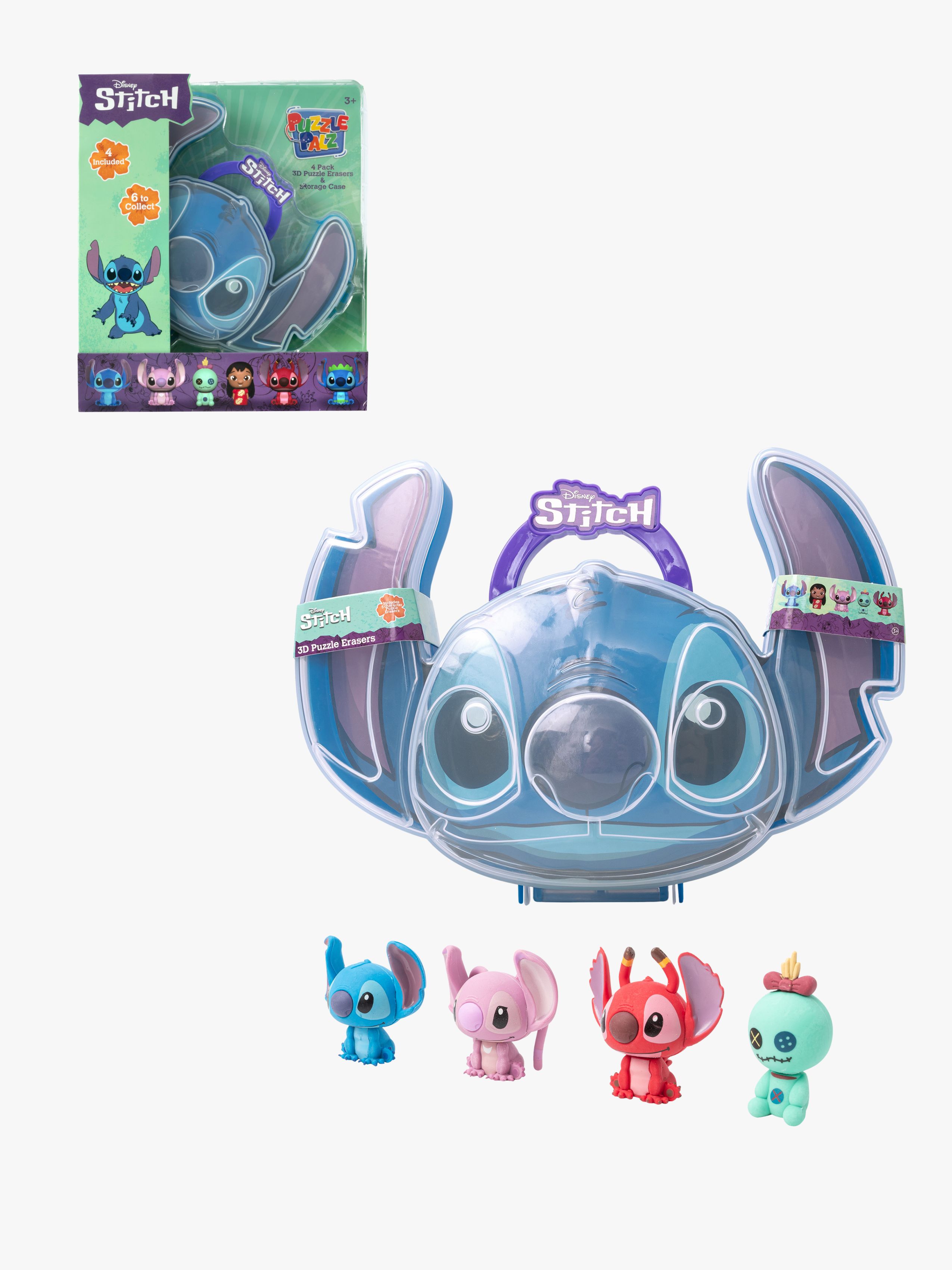 Disney Stitch Puzzle Palz I Väska 4-pack