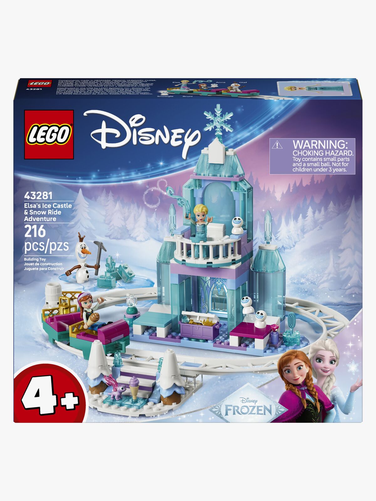 LEGO Disney Princess 43281 Elsas ispalats och snöäventyr
