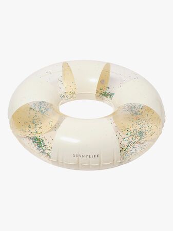 SUNNYLiFE Badring, Cotton Candy Glitter Stripe