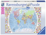Ravensburger Pussel Politisk Världskarta 1000 Bitar