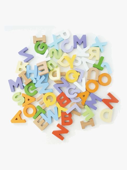 Le Toy Van Bokstavsset med Påse 60 st