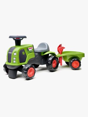 Falk Rutschauto Traktor Claas mit Anhänger & Zubehör