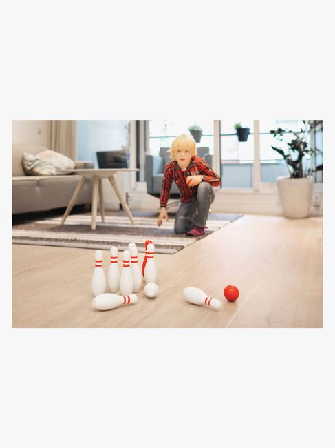 BS Toys Bowling, Röd/Vit