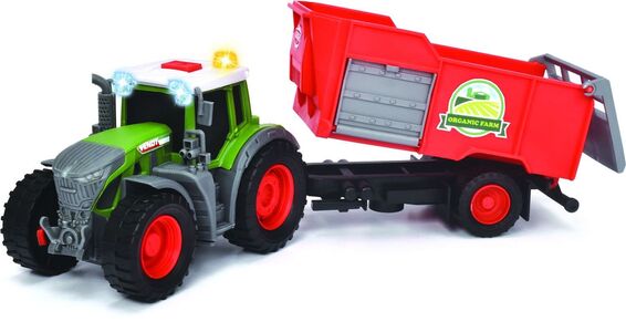 Dickie Toys Fendt Traktor med Trailer