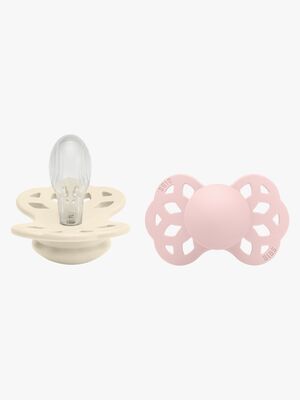 BIBS Infinity Napp 2-pack Stl 2 Symmetrical, Ivory/Blossom
