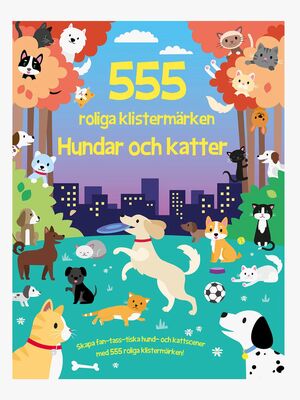 Lind & Co Klistermärkesbok Hundar och katter 555 st