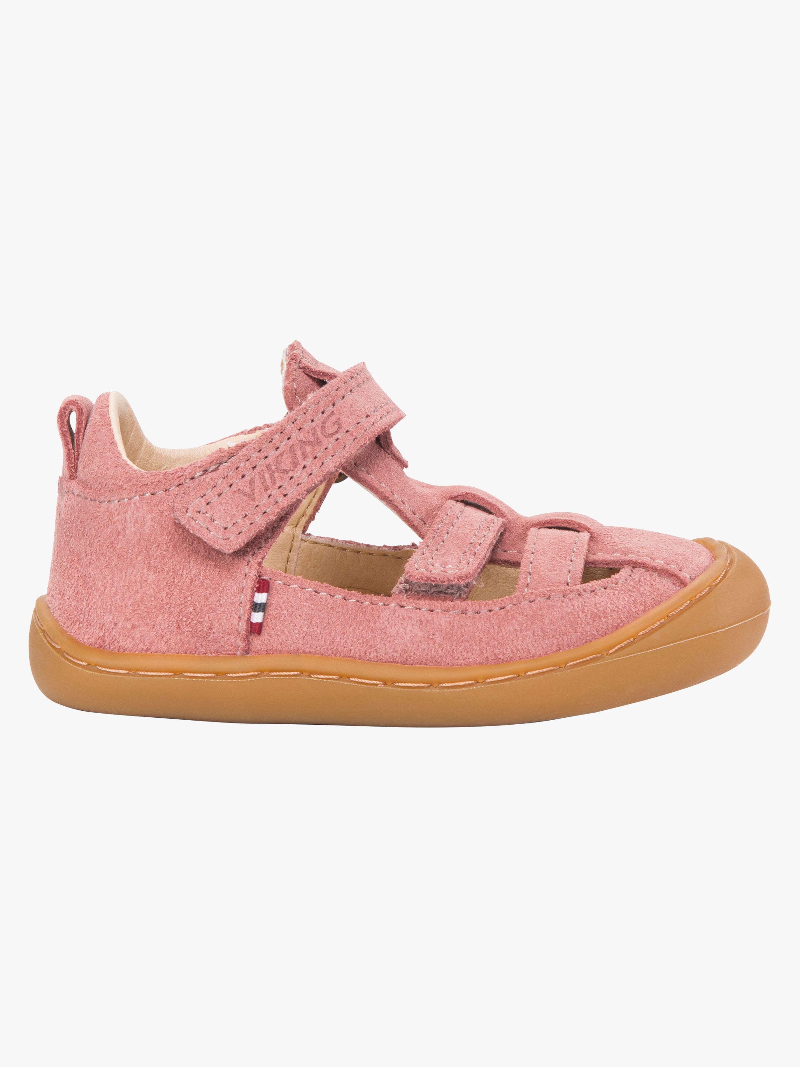 Viking Alv Lind Barefoot 2V Sandaler, Dusty Pink, 25