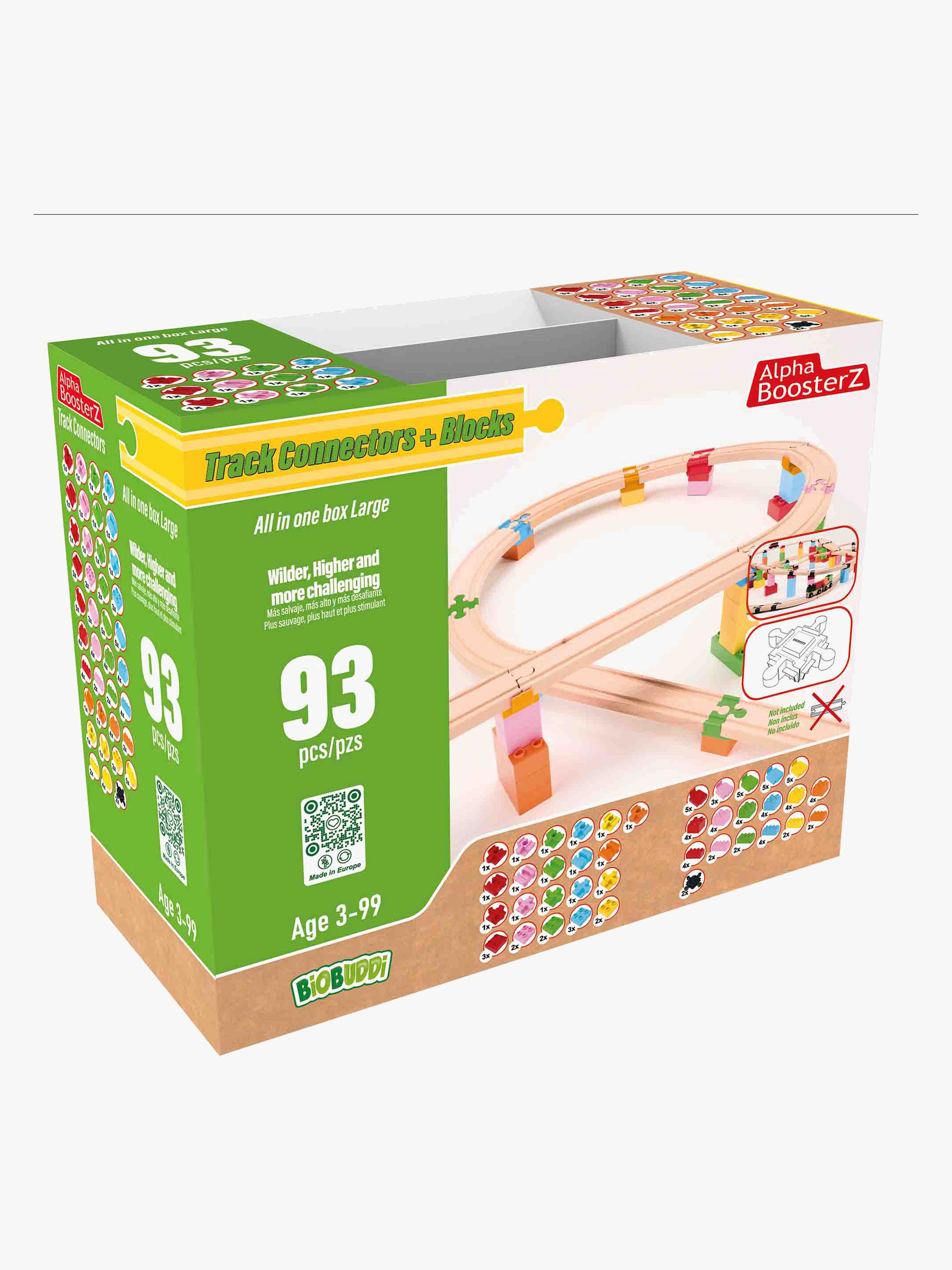 Alpha BoosterZ Track Connectors All In One Block Box Large Byggset 93 Delar