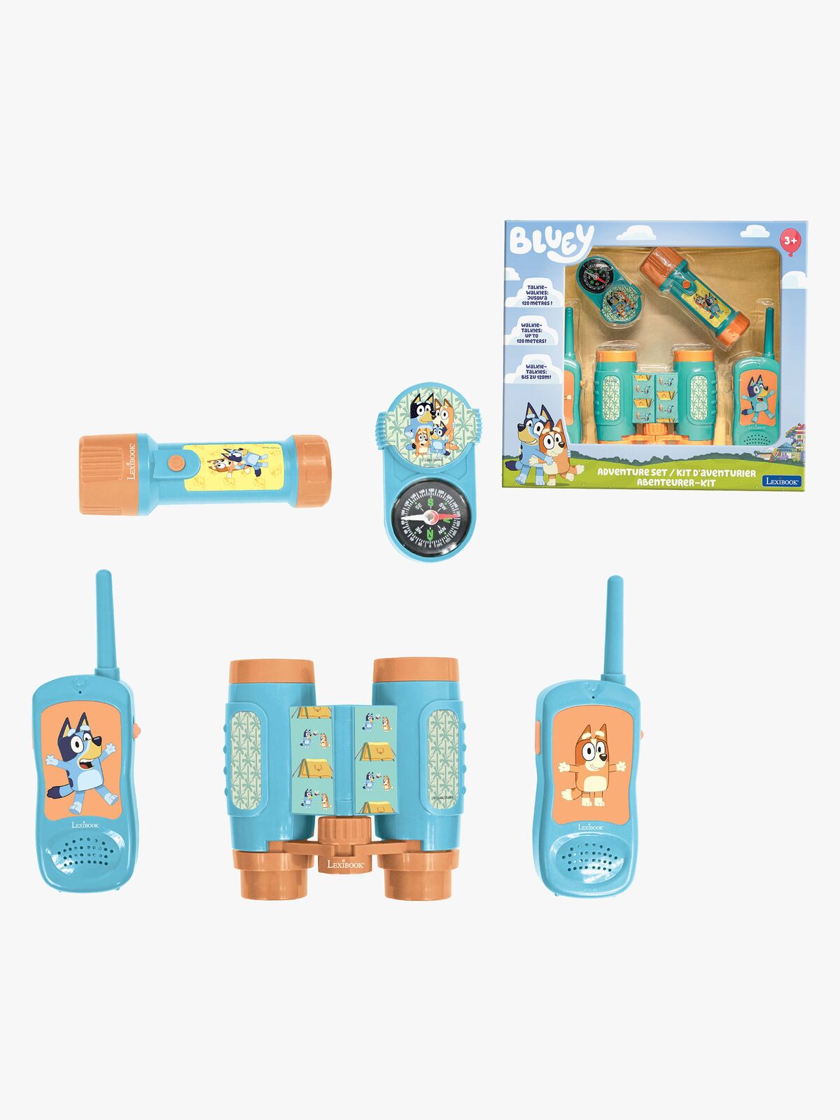 Bluey Äventyrsset med Walkie-talkies 120 m