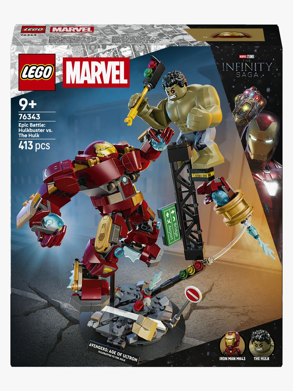 LEGO Super Heroes 76343 Episk strid: Hulkbuster mot Hulk