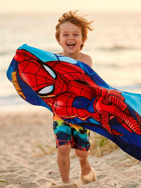 Marvel Spider-Man Strandhandduk, Blå