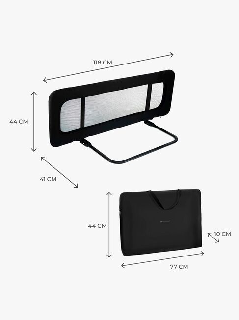Kinderkraft Guard&Dream Sängskydd, Svart
