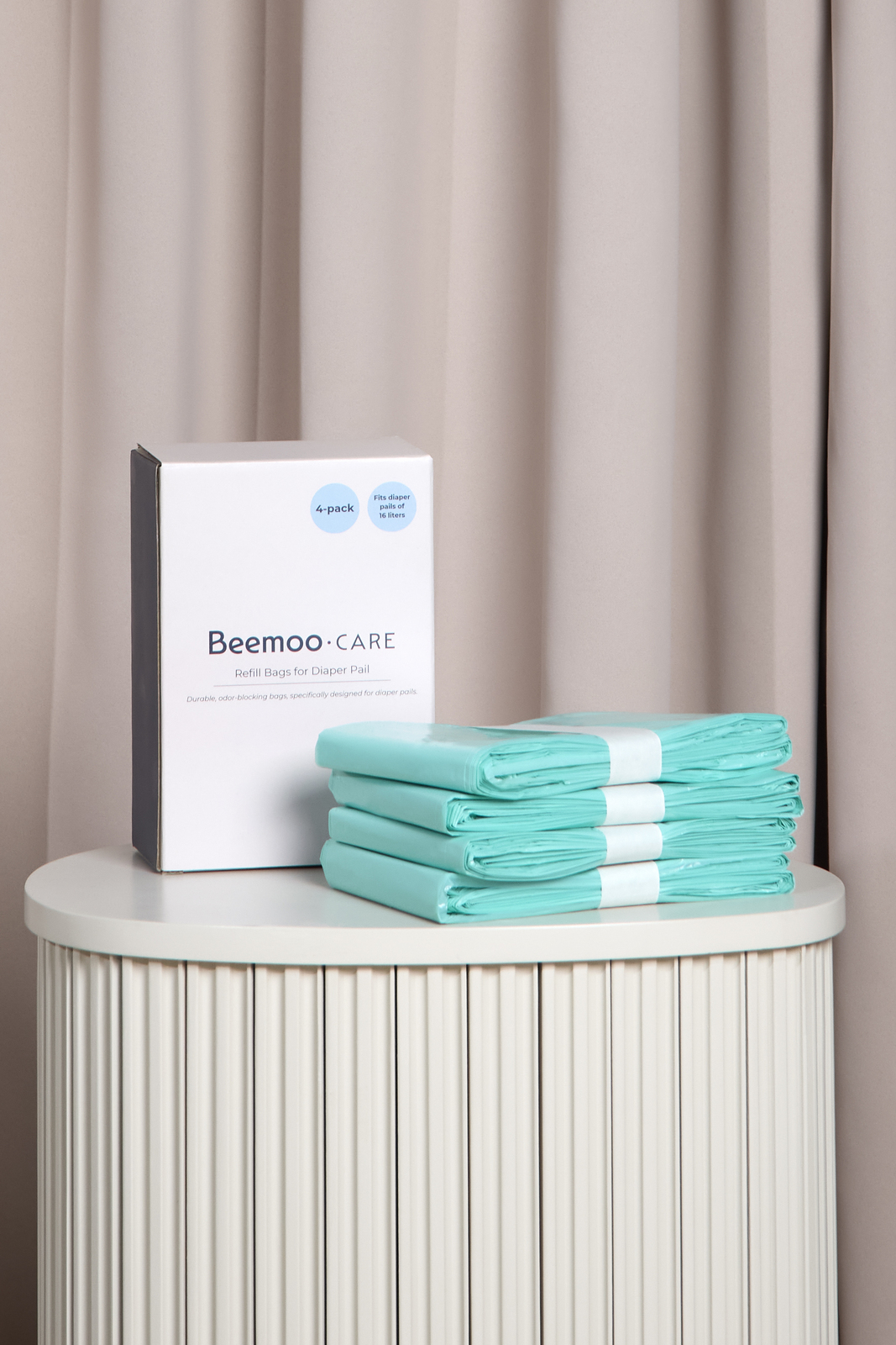 Beemoo CARE 4-pack Blöjpåsar Till Blöjhink