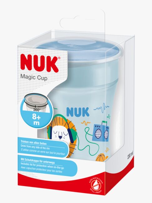 NUK Evolution Magic Mugg 230 ml, Blå