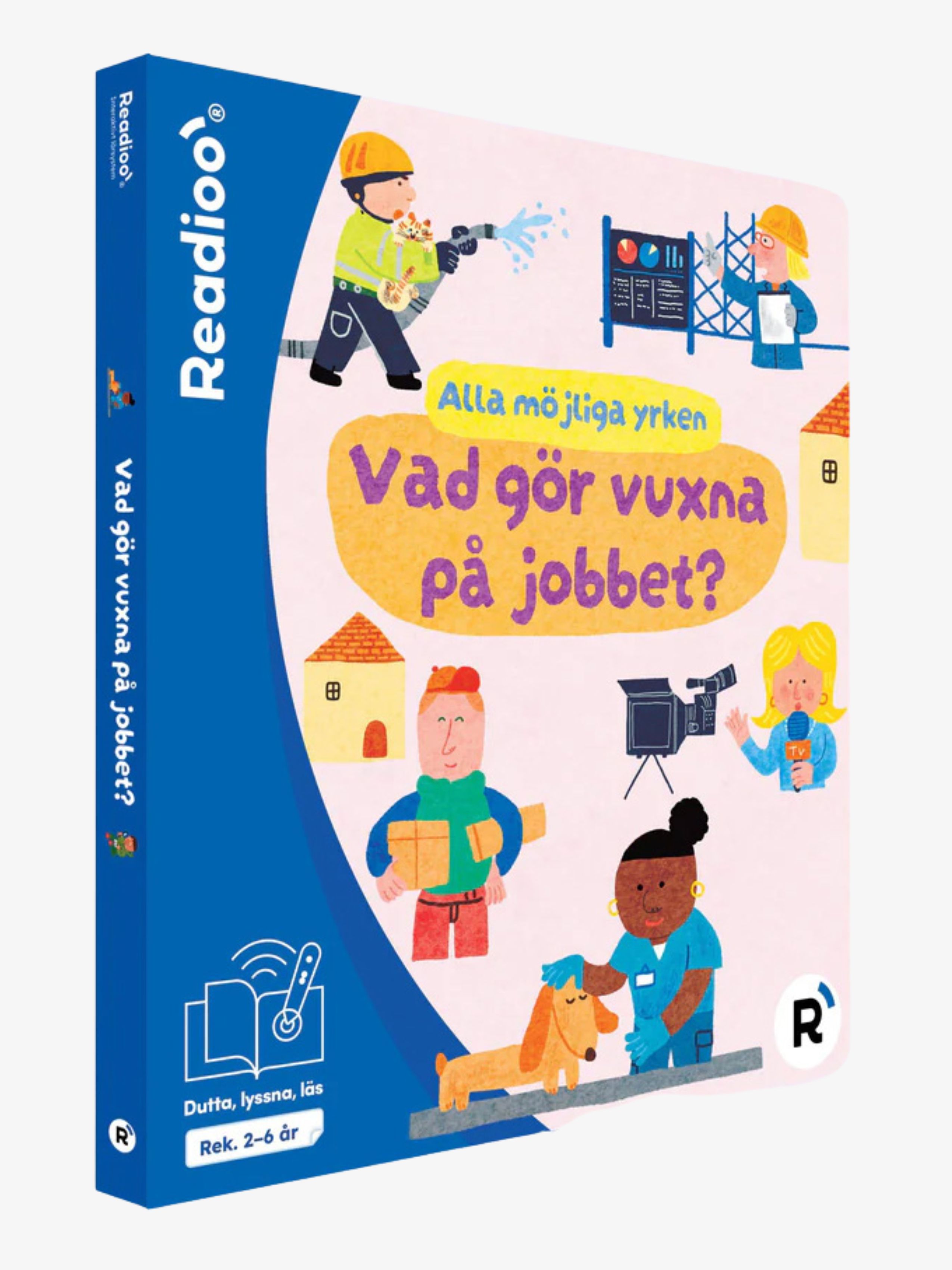 Readioo Interaktiv Bok Alla möjliga yrken: vad gör vuxna på jobbet?