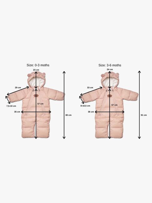 Petite Chérie Blanche Dunåkpåse 2-i-1, Mauve Pink