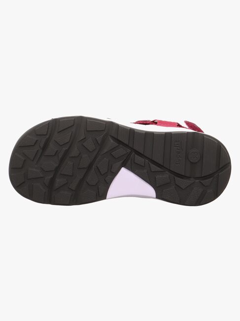 Superfit Criss Cross Sandaler, Röd/Grön