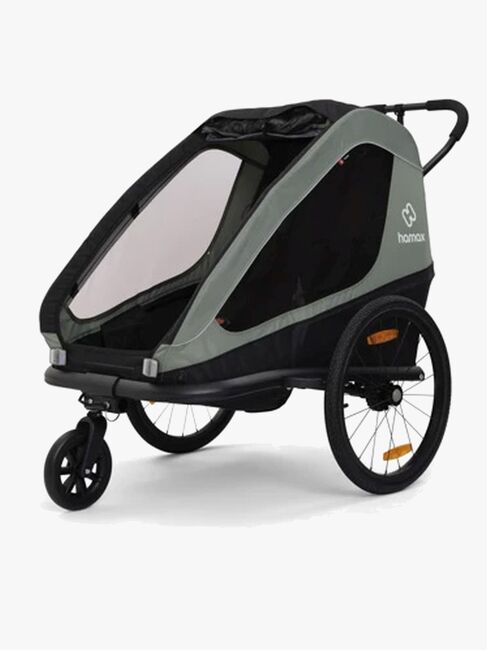 Hamax Traveller Cykelvagn, Khaki Green/Black