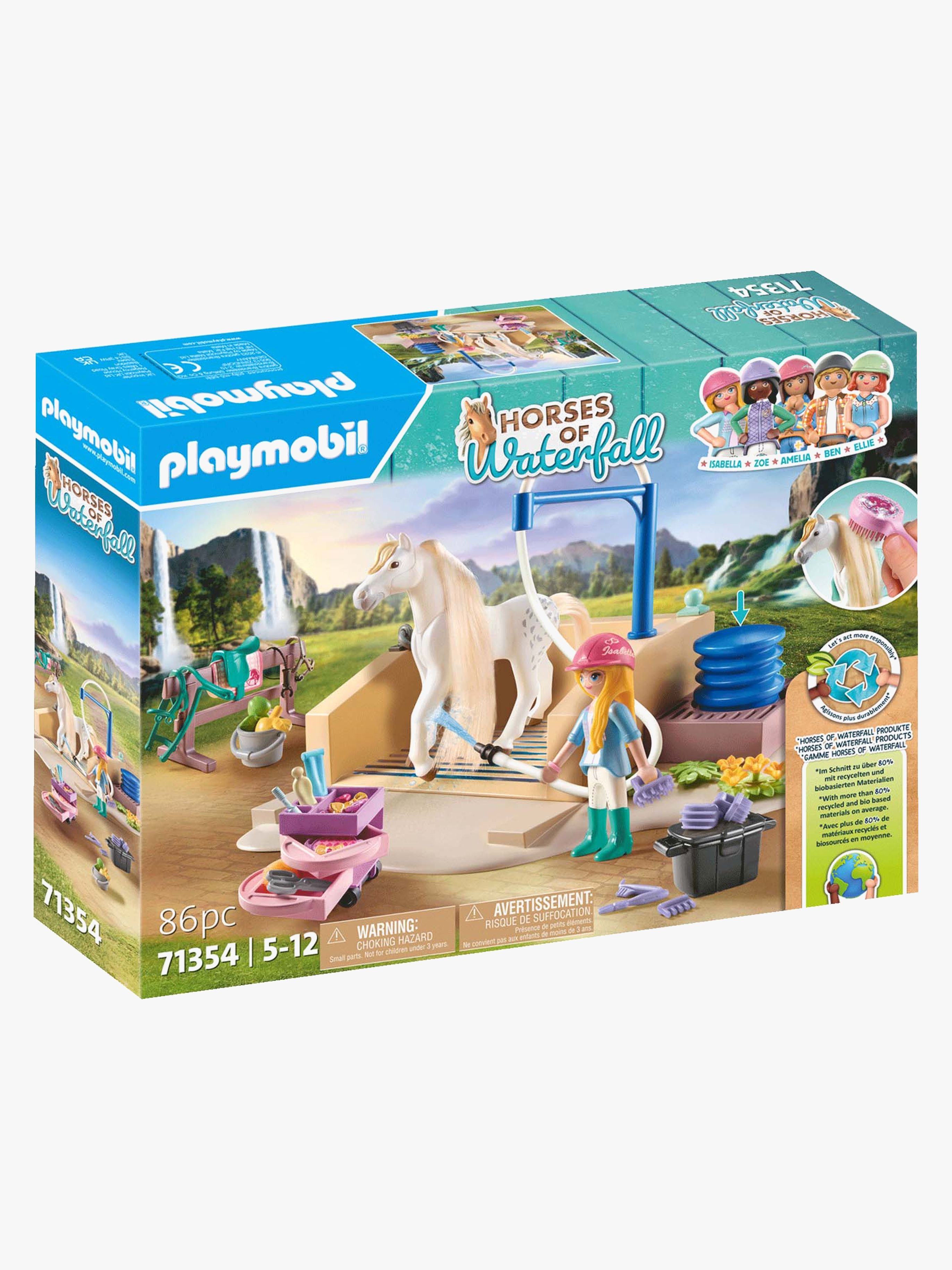 Playmobil 71354 Horses of Waterfall Byggsats Isabella &  Lioness med Tvättplats