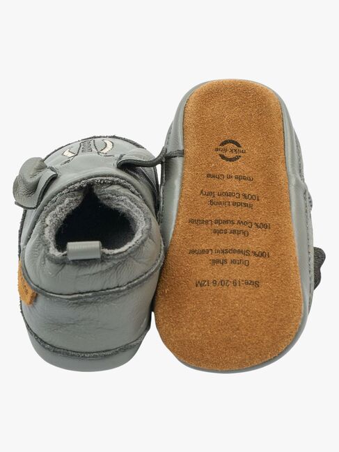 Mikk-Line Leather Innetofflor, Elephant