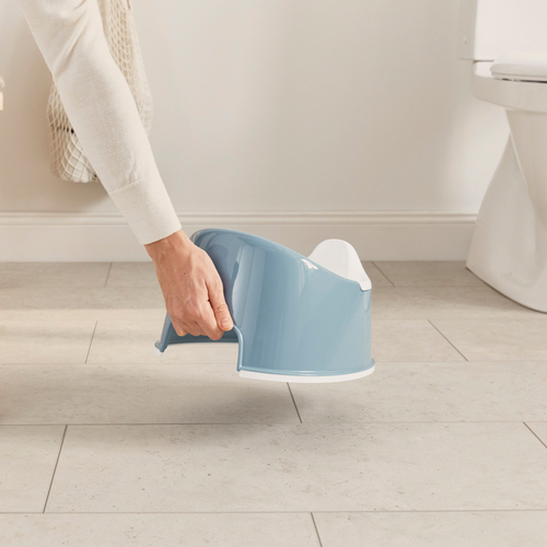 BabyBjörn Smart Potta, Gråblå/Vit