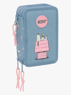 Snobben  Fyllt Trippelpennfodral 37 Delar, Jeans