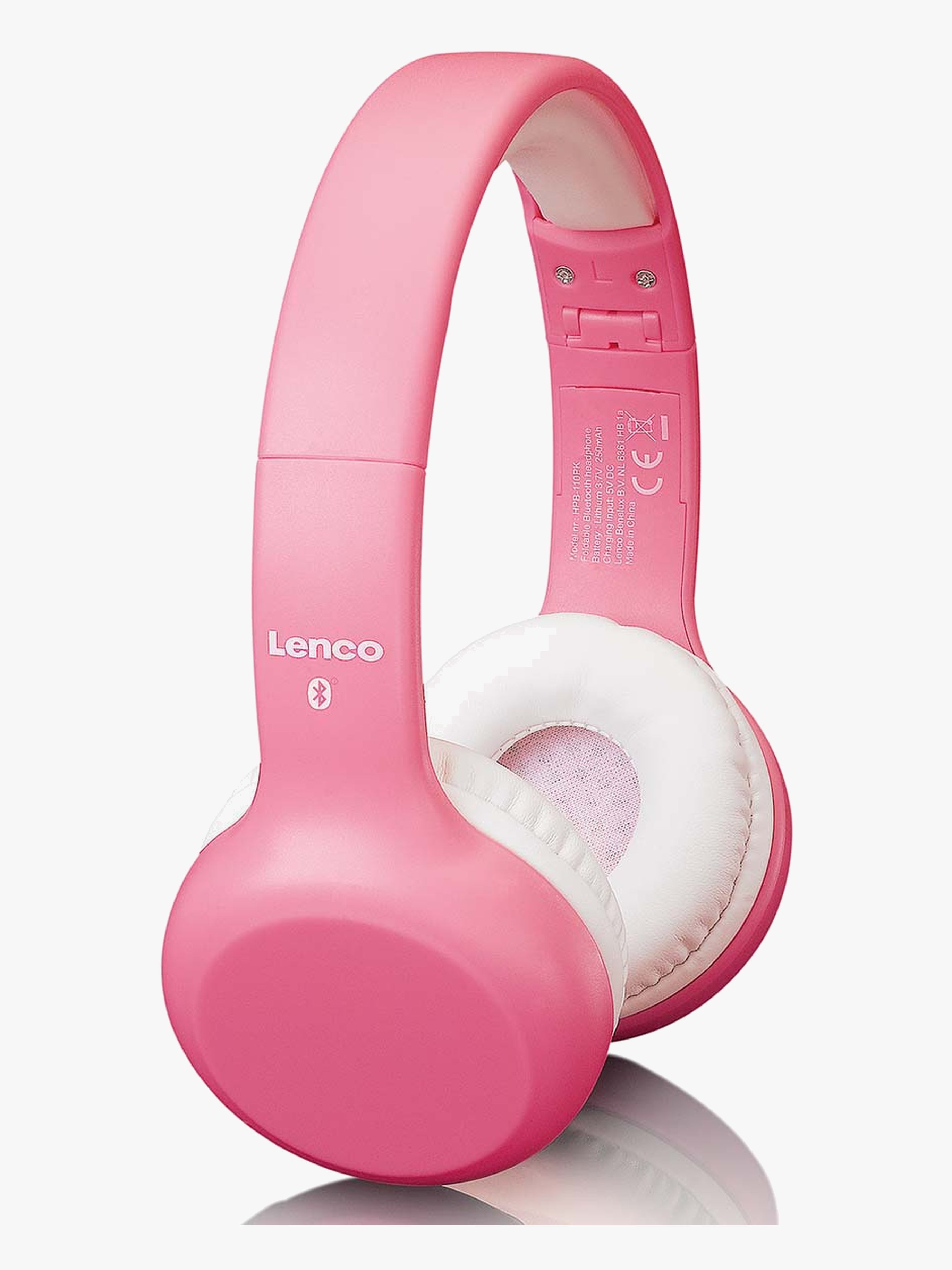 Alecto Vikbar Bluetooth-hörlurar, Rosa