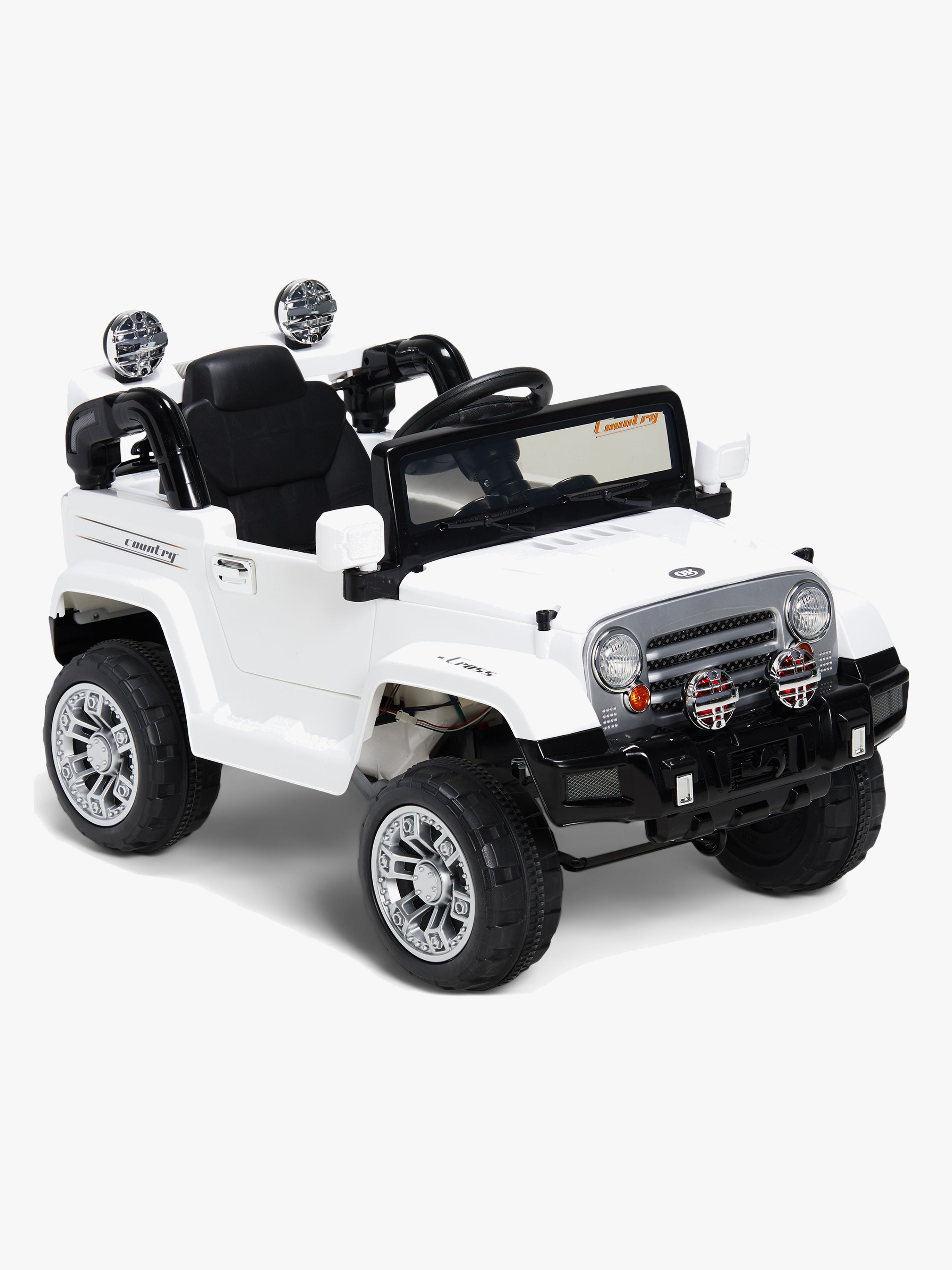 Alex's Garage Elbil Jeep, Vit