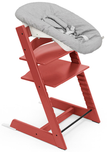 Stokke Tripp Trapp® Matstol inkl. Newborn Set, Warm Red