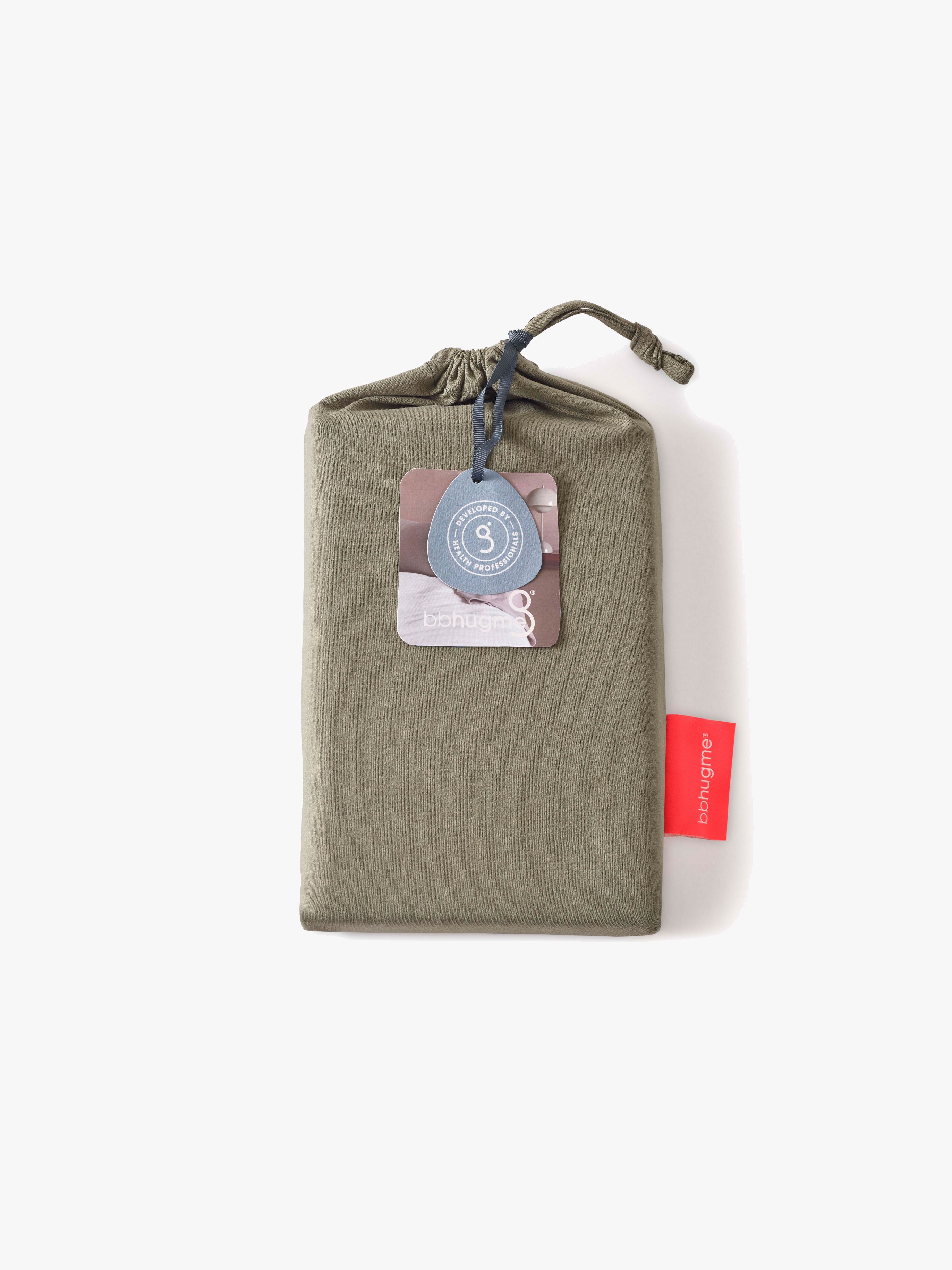 bbhugme Gravid- och Amningskudde Fodral, Dusty Olive