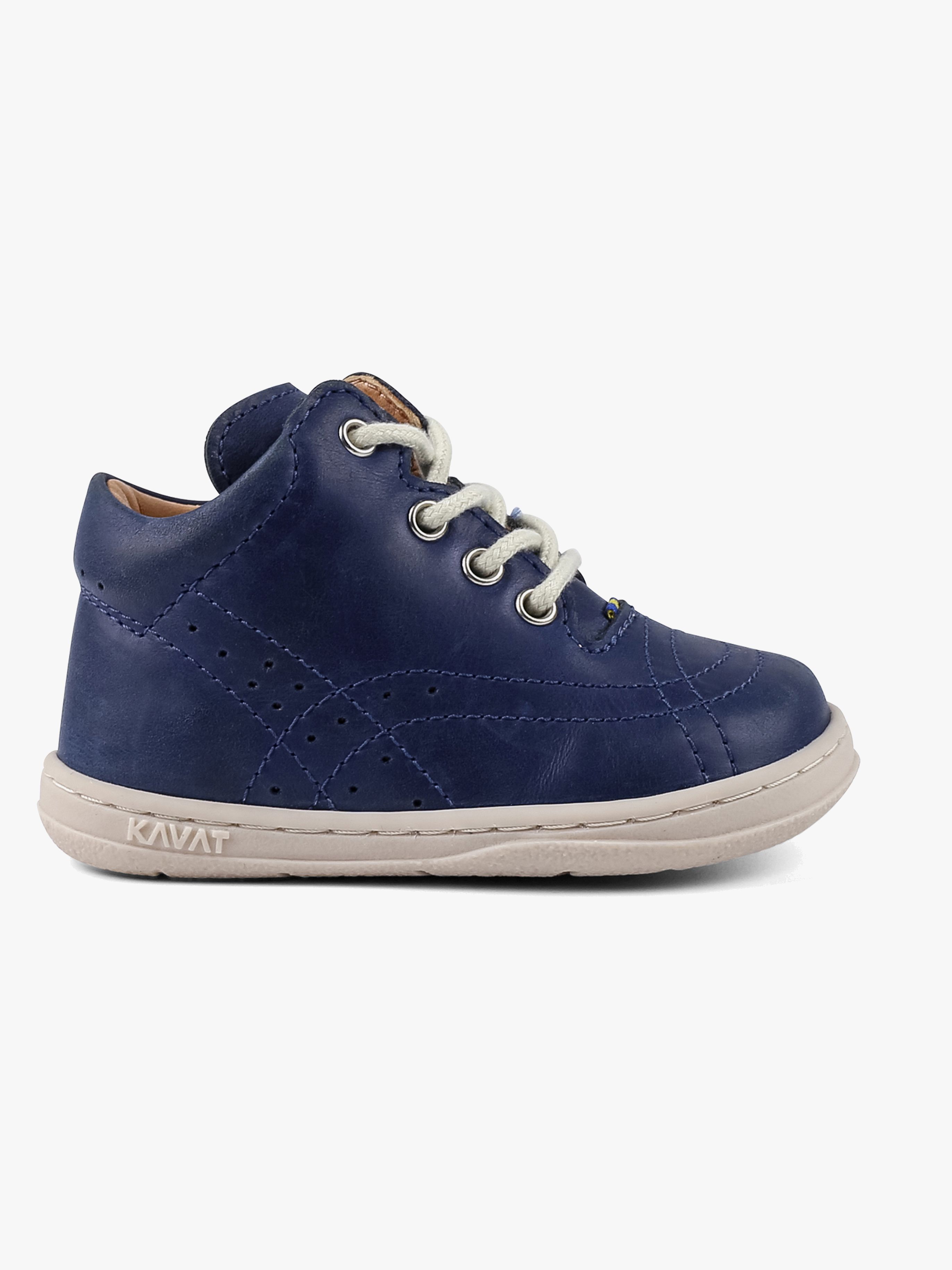 Kavat Edsbro Barefoot Lära-gå-skor, Navy, 22