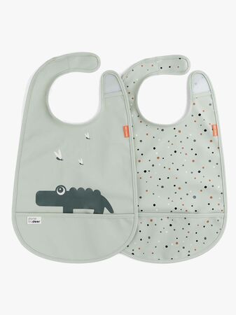 Done By Deer Haklapp Croco 2-pack, Green