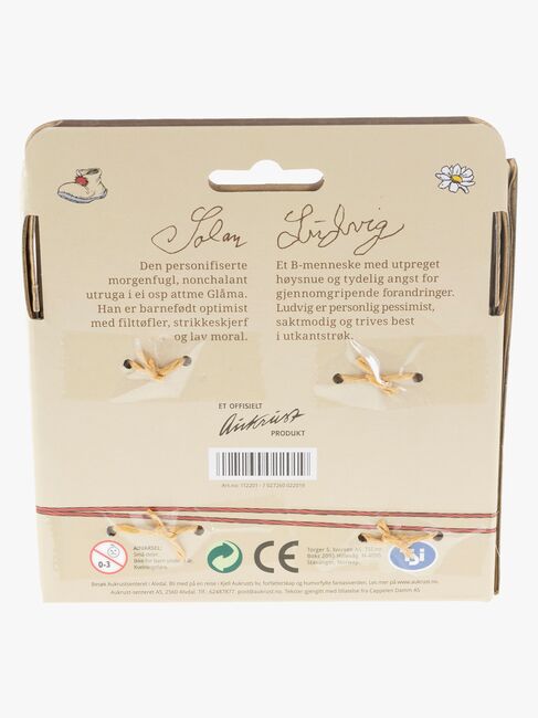 Flåklypa Figurset Ludvig & Solan 10 cm