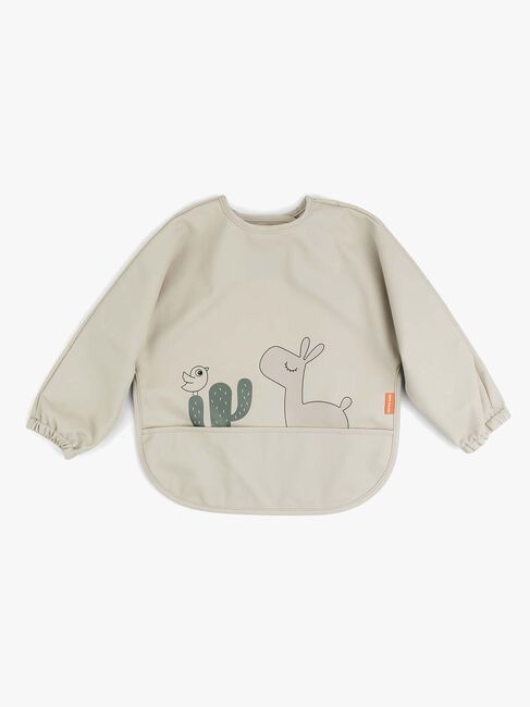 Done By Deer Långärmad Haklapp Med Ficka Lalee, Sand