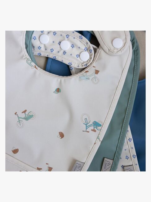 Cam Cam Copenhagen Picknick Haklapp 2-Pack, Bicycles