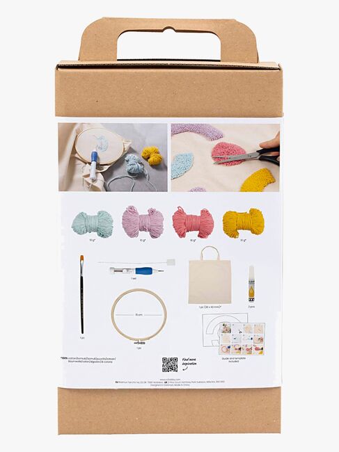 Creativ Company Pysselset Broderi Tygkasse med Pastellfärger