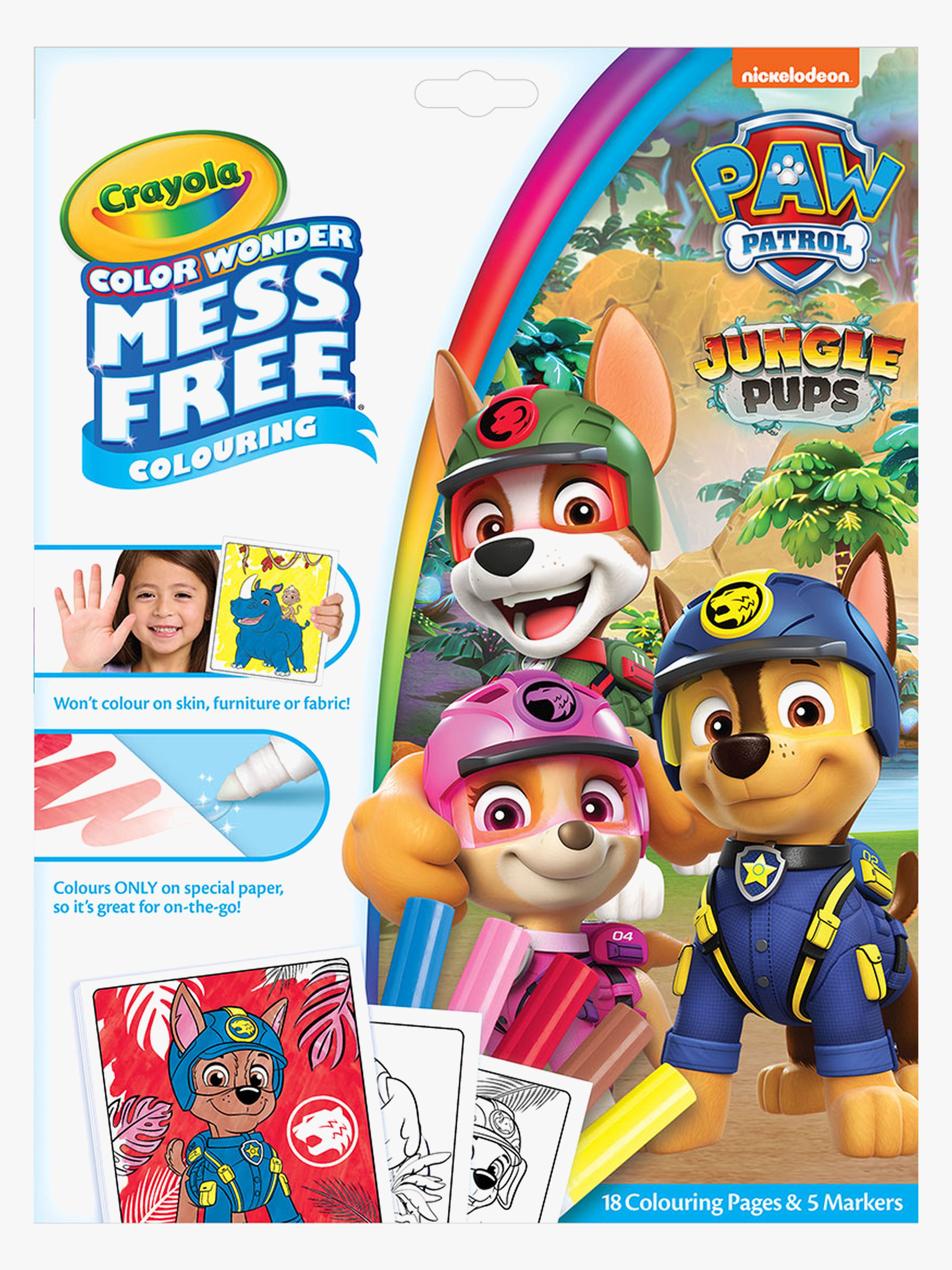 Crayola Colorwonder Paw Patrol Jungle Pups Målarbok