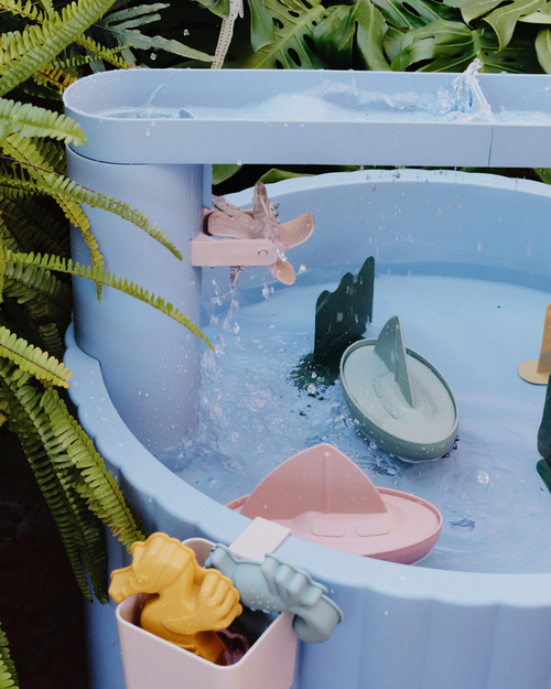 LIEWOOD Sepp Aktivitetsbord Vatten & Sand, Blå