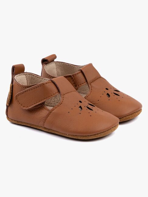 Mikk-Line Leather Inneskor, Cognac